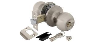 Ручка защелка 6072 SN-E (мат. никель) кл./фик.