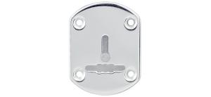 Накладка ESC021/1-SS (нержавейка) на сув.замок со шторкой (1шт)