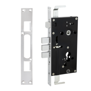 Замок врезной FERRE A18-01 L (левый, с прямоуг. риг.) для  китайской двери