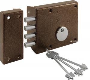 Замок накладной Зенит ЗН 4-2 (медь)