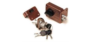 Замок накладной Рязань 87100- ЗНД-1А-Т