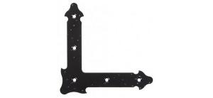 Уголок НОЭЗ 165 декор. прямой черный матовый