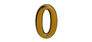 Цифра дверная АЛЛЮР пластик 