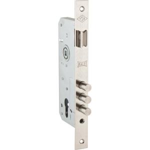 Замок врезной KALE 152/3MR 45мм никель корпус