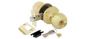 Ручка защелка 6072 PB-E (золото) кл./фик. 2