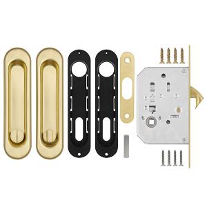 Ручки с защелкой Soft LINE SL-011 SG для раздвижных дверей