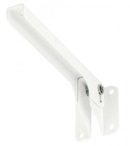 Кронштейн Klapp складной 300х60х47 мм,оцинк. (цвет: белый), 50 кг