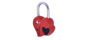 Замок навесной Булат ВС 1-50 TSA красный/черный Blister