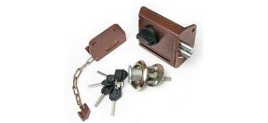 Замок накладной Рязань 86500- ЗНД-1А-К (П/М)