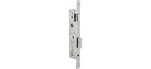 Корпус замка KALE 153 (20mm) w/b (никель) врезной цил.узкопроф.
