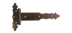 Петля-стрела Рыбинск 200х3мм фигурная /медный антик/