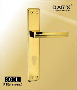 Ручка на планке DAMX 300L SN/CP (матовый никель/хром) MSM