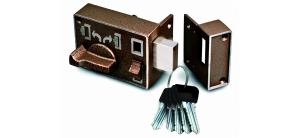 Замок накладной КМЗ ЗН 1А-СМ медь Калуга