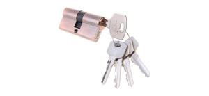 Цил.мех-зм MSM N60mm AC простой кл/кл. (Медь)