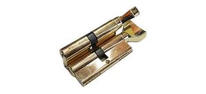 Цил.мех-зм DAMX NW80mm PB простой кл/верт. (Полированная латунь)