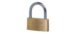 Замок навесной АЛЛЮР ВL - 340(ВС1Л-340)латунь BLISTER