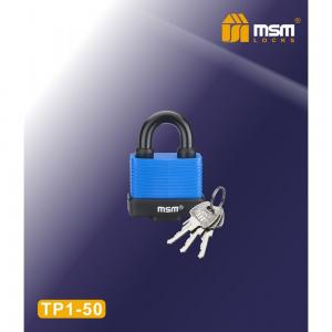 Замок навесной TP1-50 MSM Влагозащищенный (т.упак 6шт.)