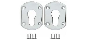 Декоративная накладка ESC031-CP-8 (хром) на цилиндр