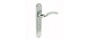 Ручка на планке 227-77 CR L левая хром