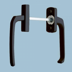 Ручка балконная BHS 1 (31) RAL8019 корич.ассим.