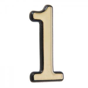 Цифра большая 1 золото