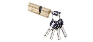 Цил.мех-зм MSM C120mm PB перфо.кл/кл. (Полированная латунь)