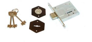 Замок врезной Рязань 76500 ЗВ8-4С/03