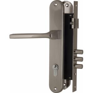 Замок врезной в комплекте с ручкой SET F9014 SN