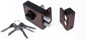 Замок накладной Зенит ЗН 1-3 (медь)