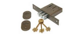 Замок врезной БИФ 0010-2-3 лат.кл. без уп. и отв.пл.