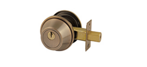 Замок врезной D1 ст.медь (кл./фикс.) НОРА