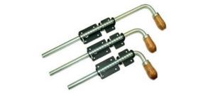 Засов пружинный (90) 220мм /цинк/  ДОМАРТ