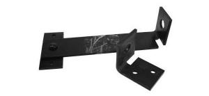 Щеколда гаражная 250 ПП черный