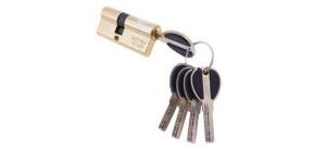 Цил.мех-зм MSM C40/30mm PB перфо.кл/кл. (Полированная латунь)