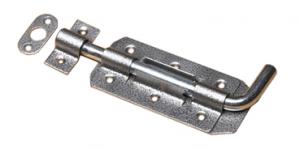 Засов гаражный-ПП (серый)