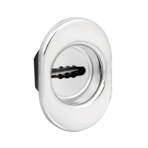 Накладка FUARO ESC.S-auto/U/OV.477 (ESC 477 U (70х50) ) с подпруж. шторками СР хром