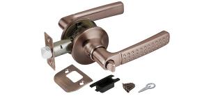 Ручка защелка 6026 AC-B (фик.) медь	