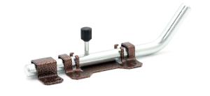 Засов дверной ЗЩ 040 /с круглым засовом накладной/  Симеко