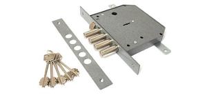 Замок врезной Герион Эталон РЗТ лев. б/ручек