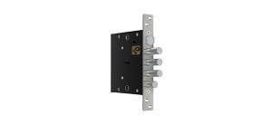 Замок врезной МЕТТЭМ ЗВ 9 144.0.0 универс. без тяг с корот.планкой