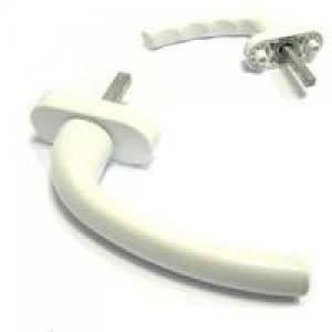 Ручка белая ХОПА, для пласт.окон (штифт 35мм)  СТАР