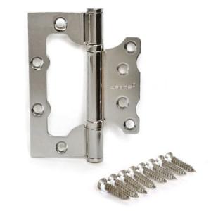 Петля APECS 100*75 *2,5 - B2-Steel-CR./хром/без врезки/ 1 шт.