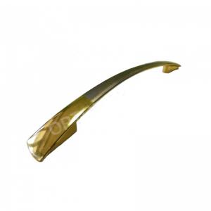 Ручка-скоба мебельная КНР 96 мм бабочка Золото/Хром матовый