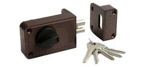 Замок накладной Зенит ЗН 2-3 (медь)