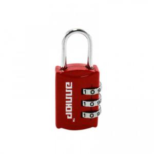 Замок навесной АЛЛЮР ВС1К-22/3 (HA816) красный кодовый d=3мм