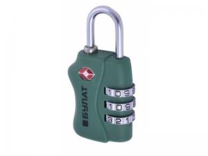 Замок навесной БУЛАТ ВС 333 TSA-Blister (зеленый)