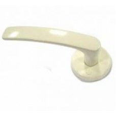 Ручка дверная 202 белая (16/006ZN/JVR)