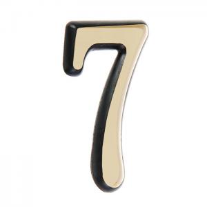 Цифра большая 7 золото