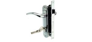 Замок врезной TRODOS 70-L/106 CP (хром)