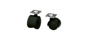 Колесо мебельное 1500-50 черное AMIG